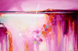 Rose Sunset III by Anna Gammans - Original Painting on Stretched Canvas sized 36x24 inches. Available from Whitewall Galleries